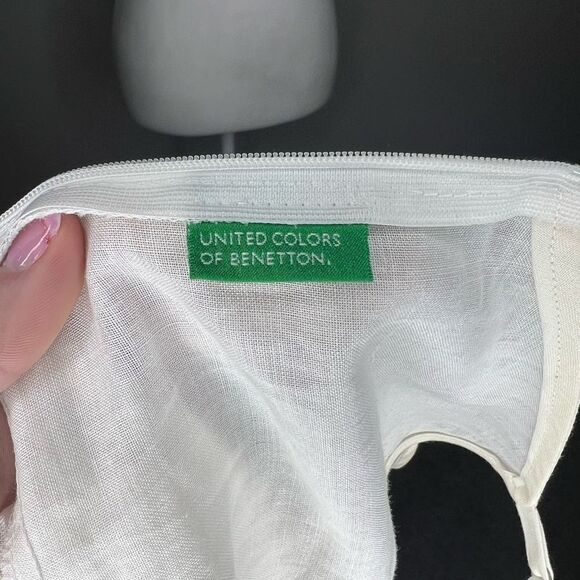 United colors of Benetton linen dress/coverup - Picture 3 of 3